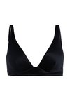LOVE THE ROLLER - Bikini top - anthracite