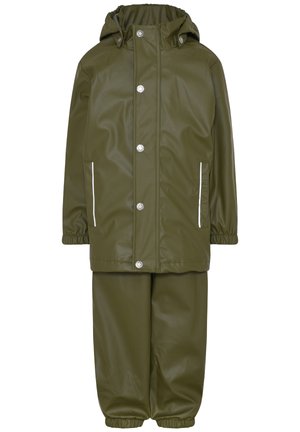 SET SOLID - Regenjacke / wasserabweisende Jacke - ivy green