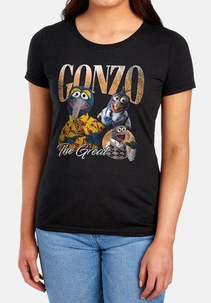 Disney, THE MUPPETS GONZO HOMAGE - Print T-shirt - black