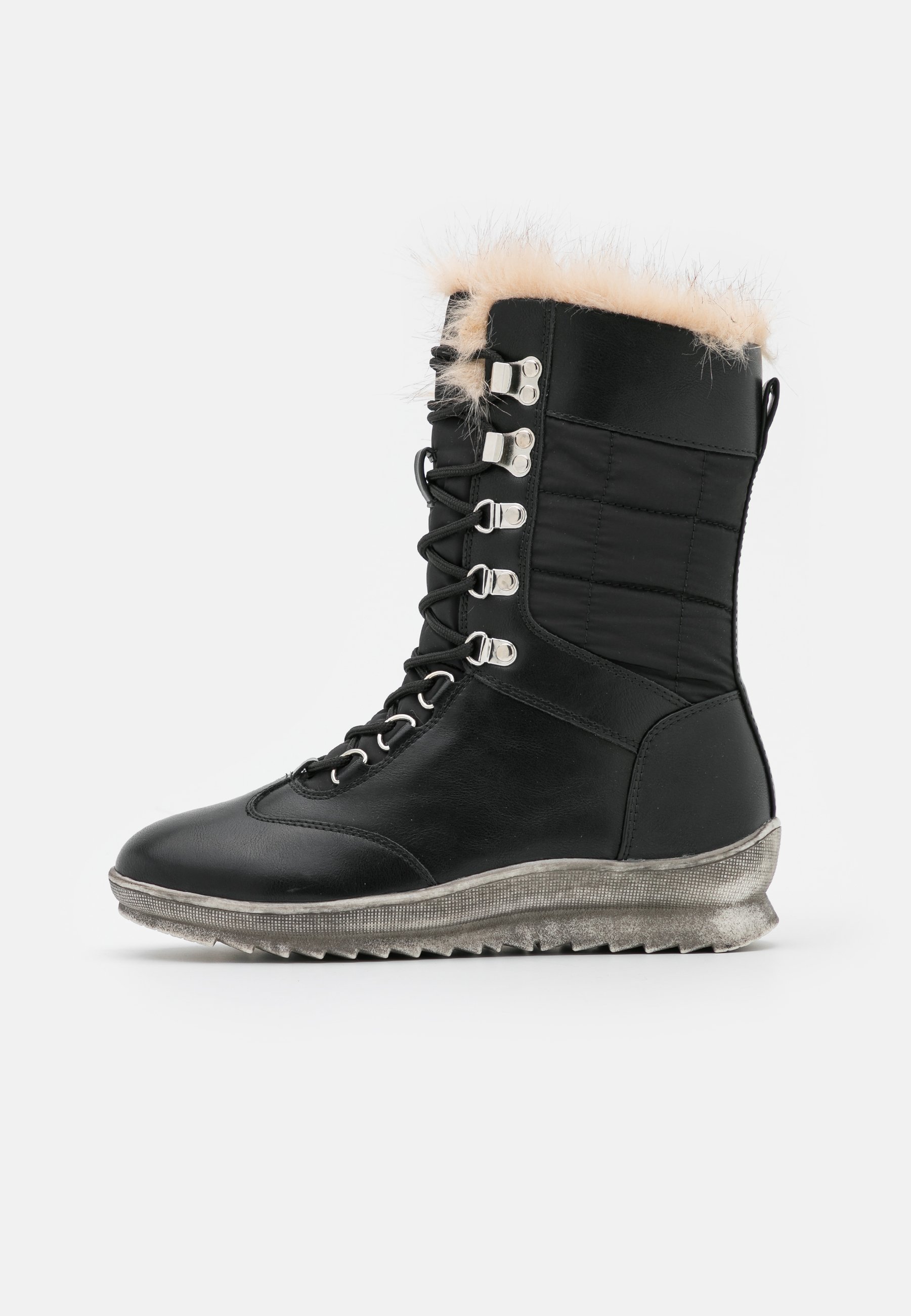 Anna Field Wide Fit WINTER BOOTS - SNOW BOOT - Botas con cordones -  black/negro - Zalando.es