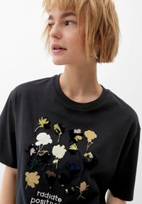 s.Oliver T-Shirt print - schwarz