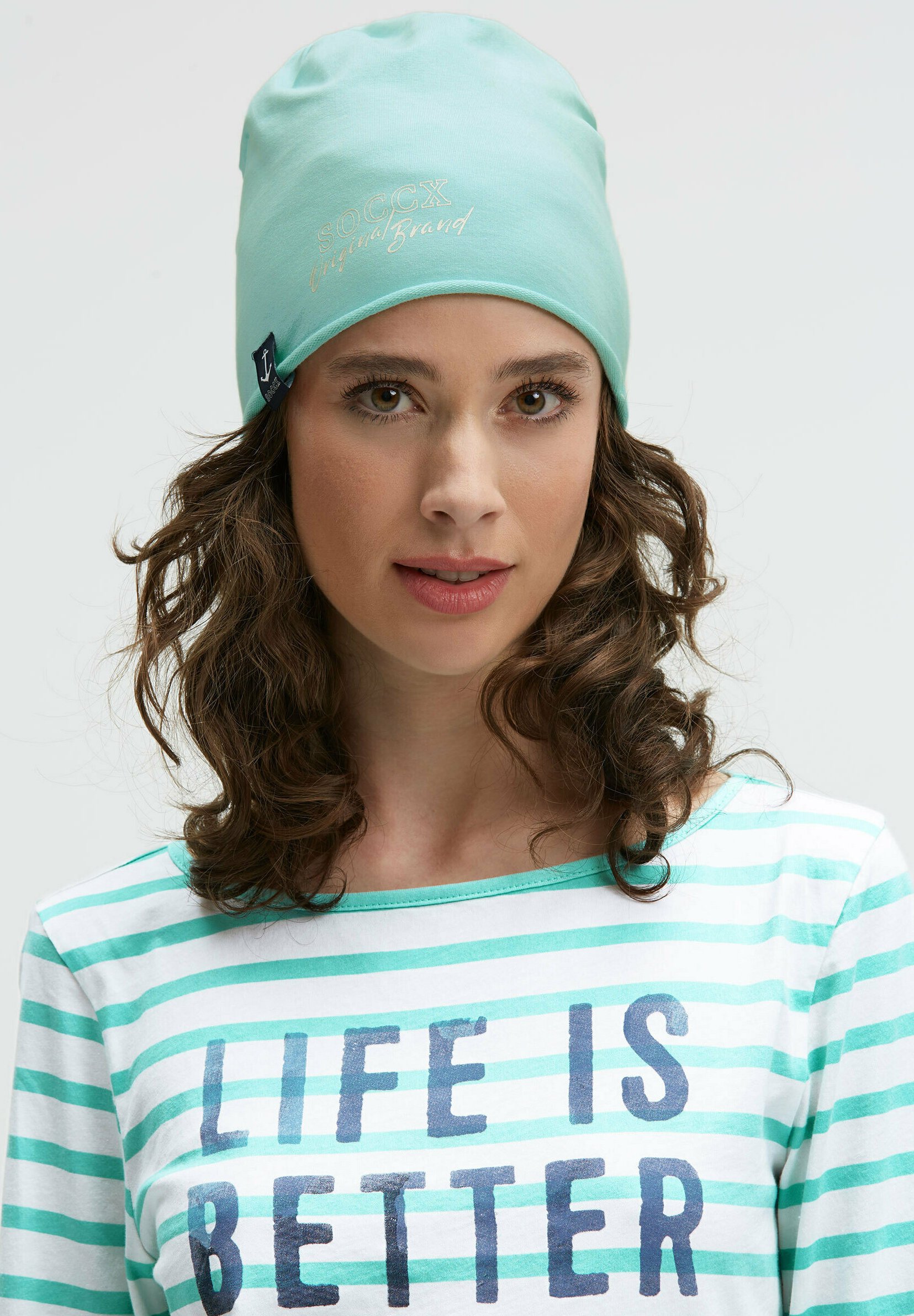 Soccx Beanie new aqua/turquoise Zalando