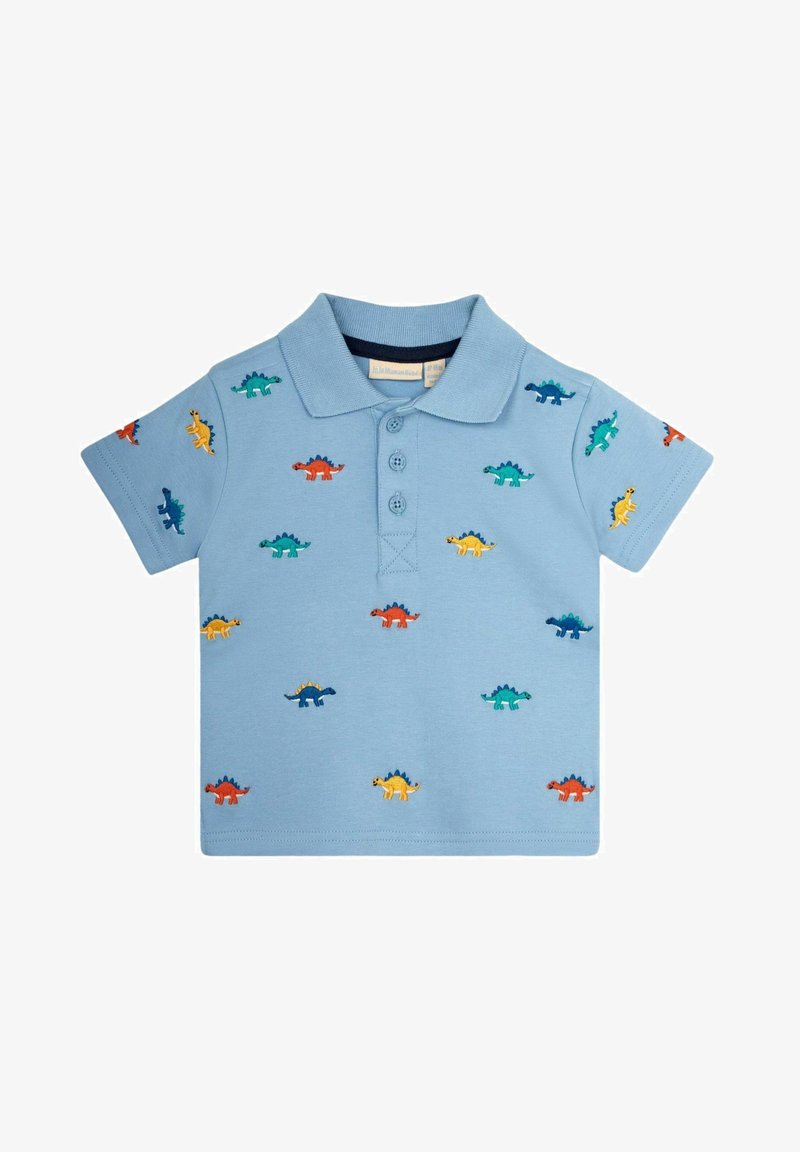 JoJo Maman Bébé DINO EMBROIDERED- REGULAR FIT - Polokošeľa - blue dino