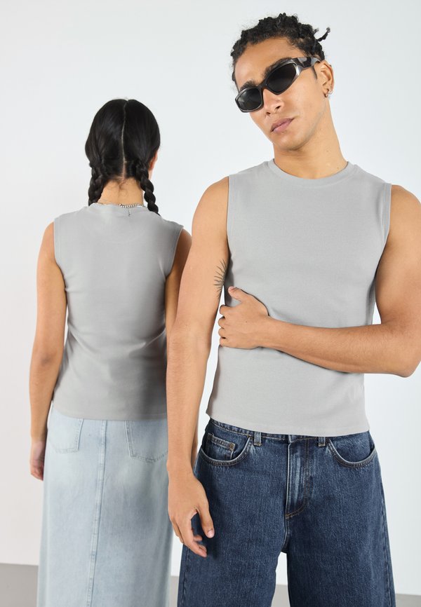 UNISEX 2 PACK BASIC RIB VEST - Top4