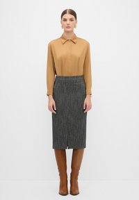 adL Pouzdrová sukně - anthracite