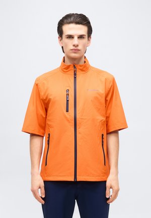 ACRES SHORT SLEEVE WATERPROOF JACKET - Tréning dzseki - mandarin