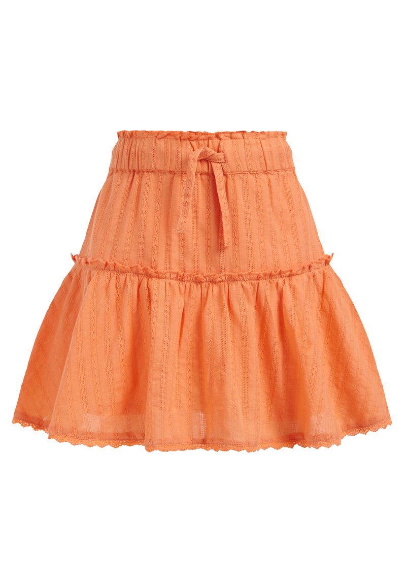 WE Fashion A-lijn rok oranje gemêleerd