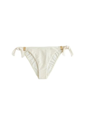 Mint Velvet, TIE SIDE HARDWARE - Spodní díl bikin - white textured