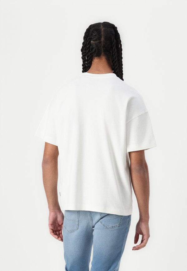 JPRBLAURBAN HEART TEE UNISEX - Print T-shirt - cloud dancer3