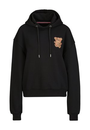 KARA S TEDDY - Kapuzenpullover - black