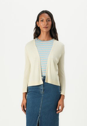 TOM TAILOR OPEN CARDIGAN - Cardigan - champagne