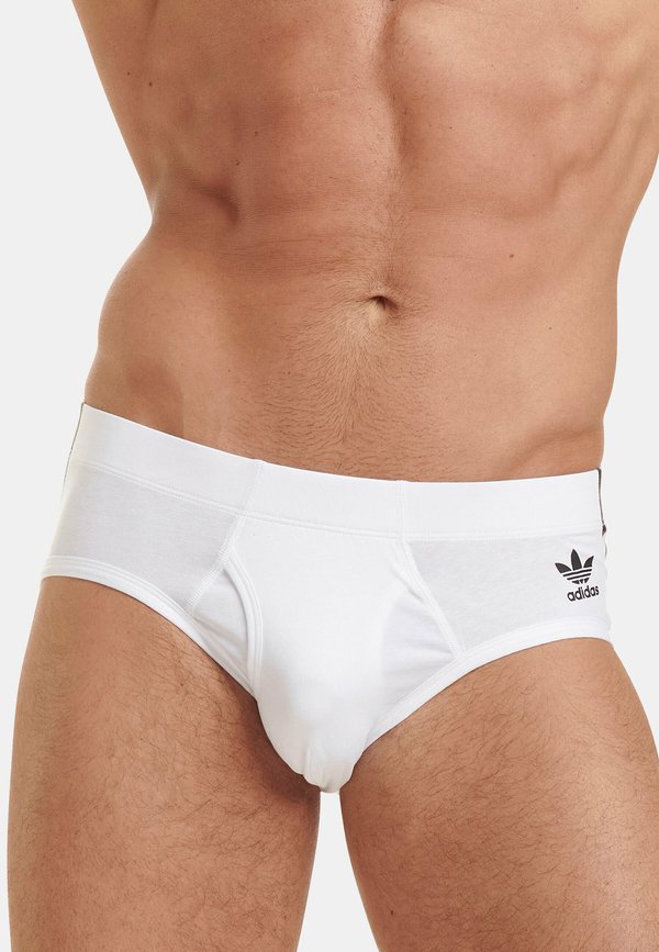 3 PACK - Briefs - gris chiné marine blanc4