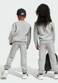 adidas Performance ESSENTIALS KIDS - Gornji dio trenirke - medium grey heather   black