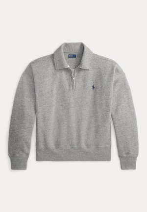 Polo Ralph Lauren, FLEECE QUARTER-ZIP - Pusa - dark vintage heather