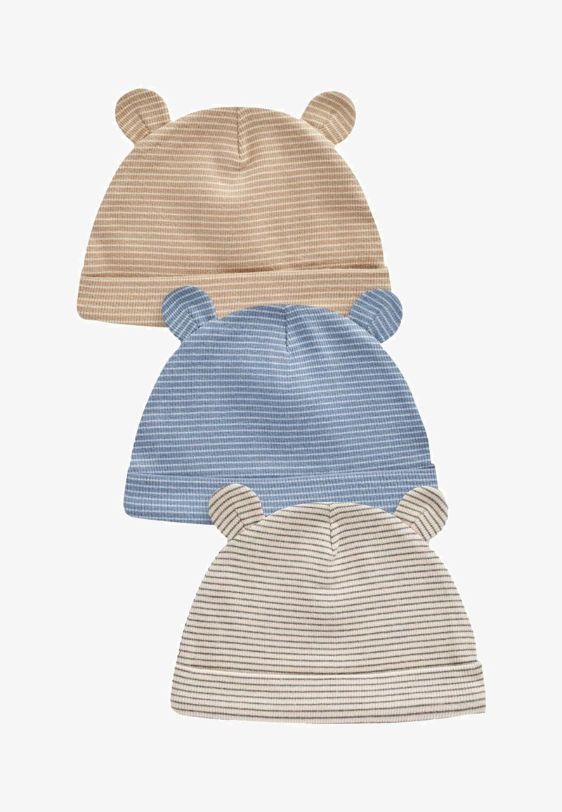 Next 3 PACK YOUNGER - Čepice - blue stripe