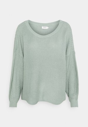 Stickad tröja - light blue