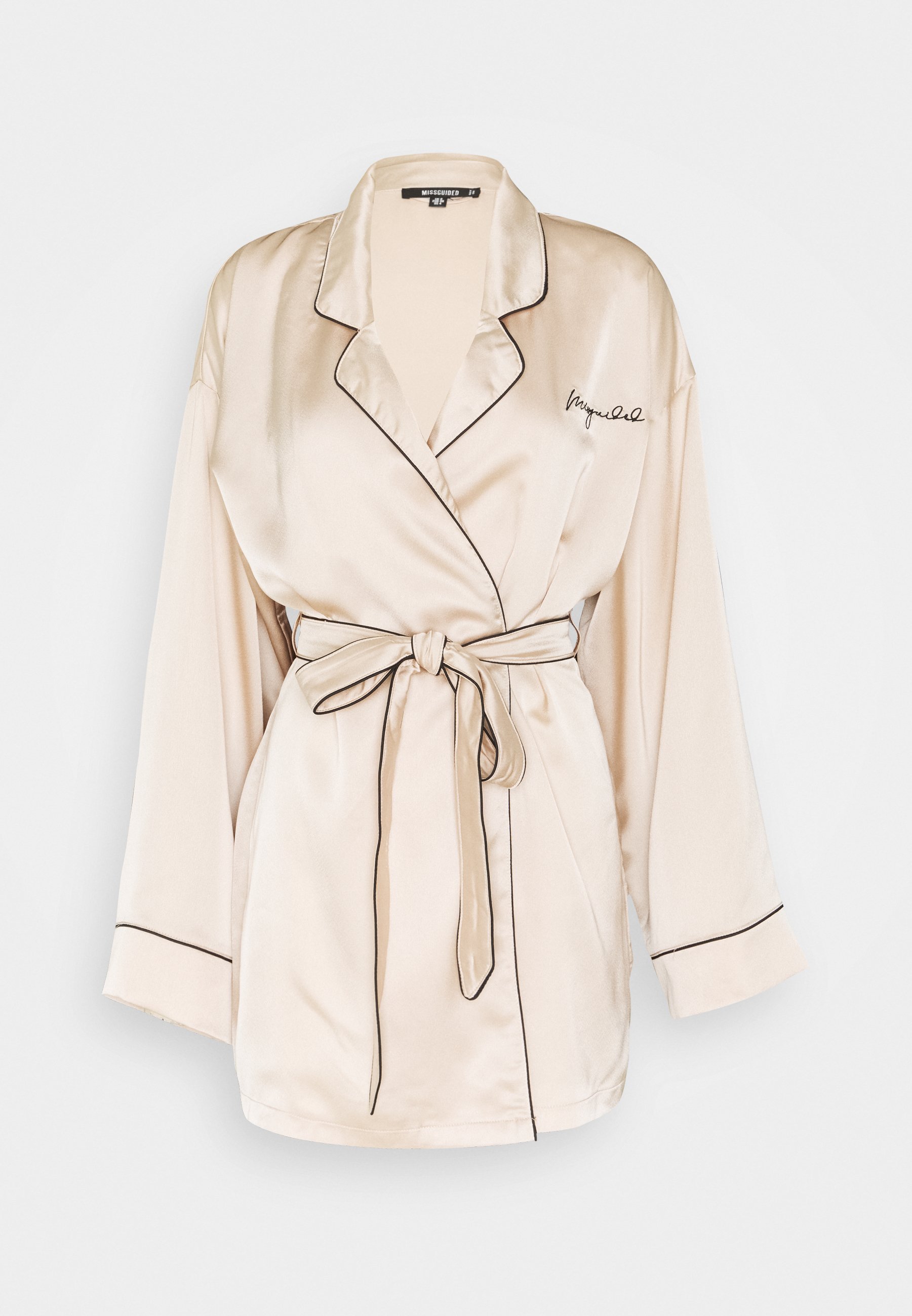 Robe Satin Robe SoirÃ©e Beige Satin Robe SoirÃ©e Missguided Robe