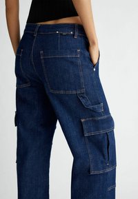 LIU JO Trapezaste traperice - dark-blue denim