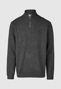 Cleptomanicx TROYER NOITCH - Strickpullover - heather lava smoke