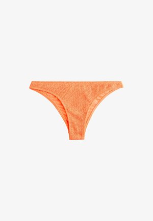 Next, BRAZILIAN FIT - HIGH LEG BIKINI BOTTOMS . - Braguita de bikini - bright orange crinkle