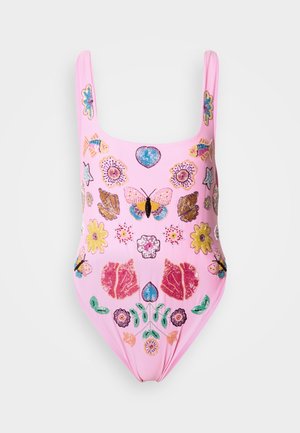 MIRRORED SEA ONE PIECE - Maillot de bain - pink