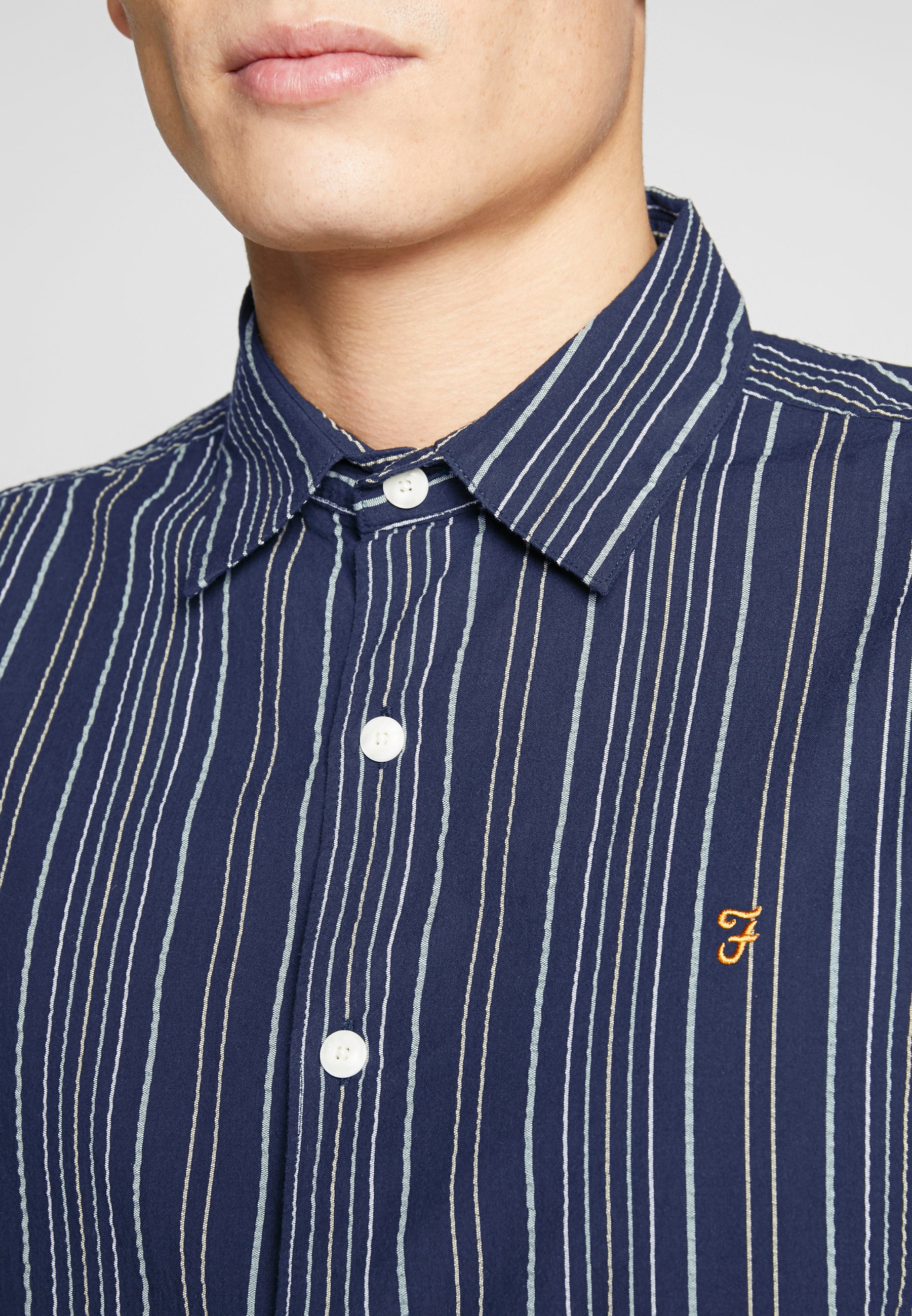 Farah GALENA SEERSUCKER Skjorte true navy Zalando.no Farah GALENA SEERSUCKER - Skjorte - true navy