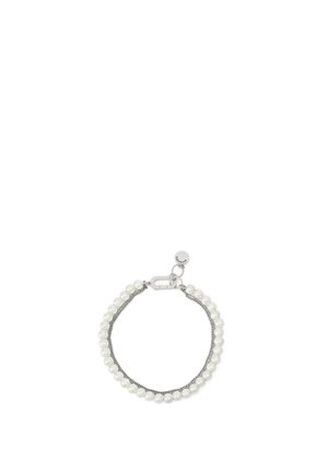 AllSaints, ALLSAINTS NELLIE PEARL CHAIN STRAND BRACELET - Bracelet - open white