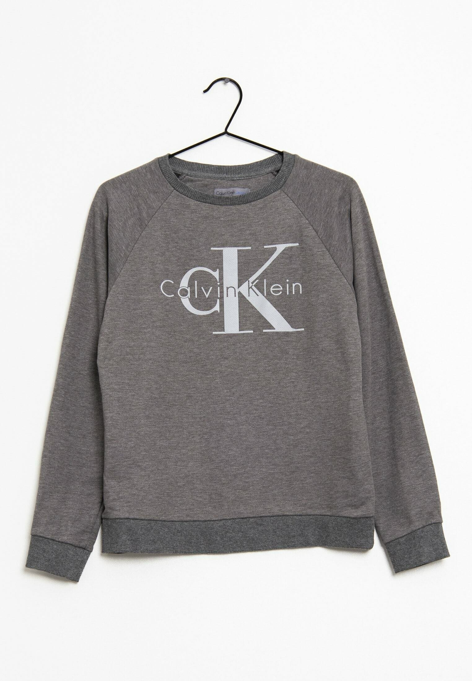 Grey college sweater