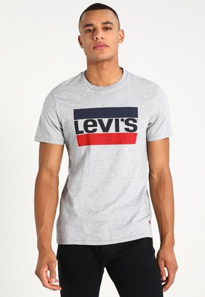 SPORTSWEAR LOGO TEE - T-shirt con stampa - grey heather