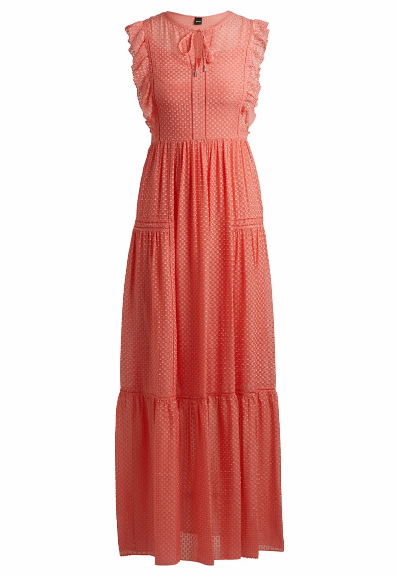 Boss Maxi-jurk koraalrood Boss Maxi-jurk koraalrood