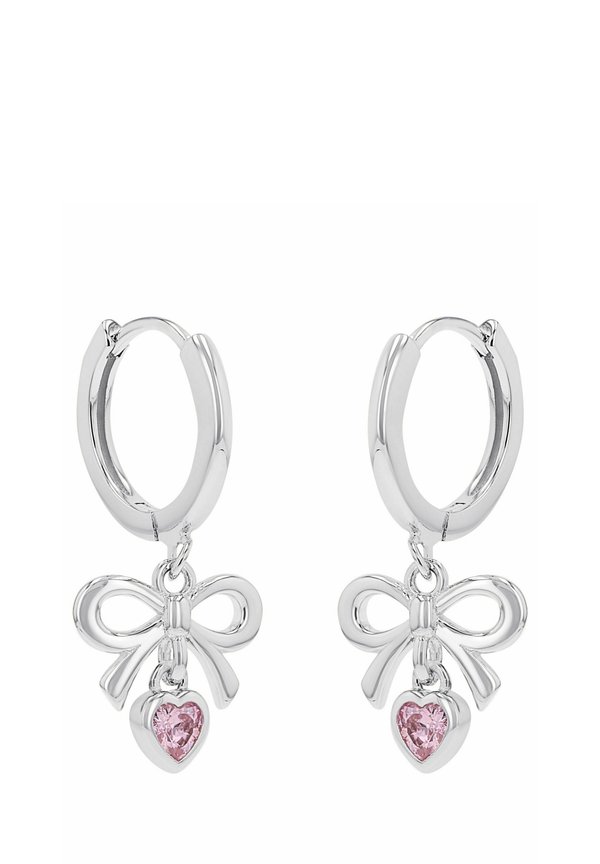 CREOLEN FÜR ZIRKONIA SCHLEIFE – Ohrringe – silberfarben