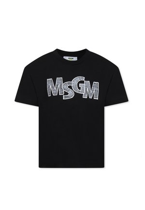 MANICA CORTA - T-shirt con stampa - black