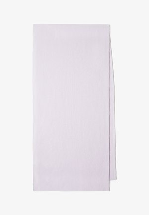 Light purple fleece blanket, rectangular shape, soft texture, with clean edges and no visible patterns or hardware details.