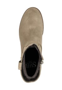 SUB55 KHATY - Enkellaarsjes met plateauzool - taupe