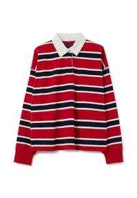 PURE STRIPED - Poloshirt - white/blue/red
