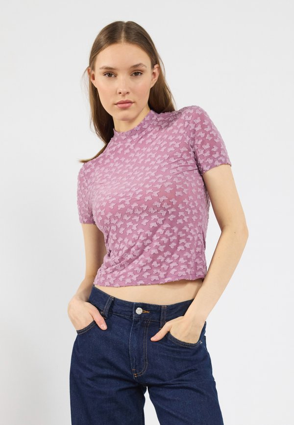 Print T-shirt - lavender mist