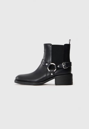 Cowboy/motoros bokacsizma - perfect black
