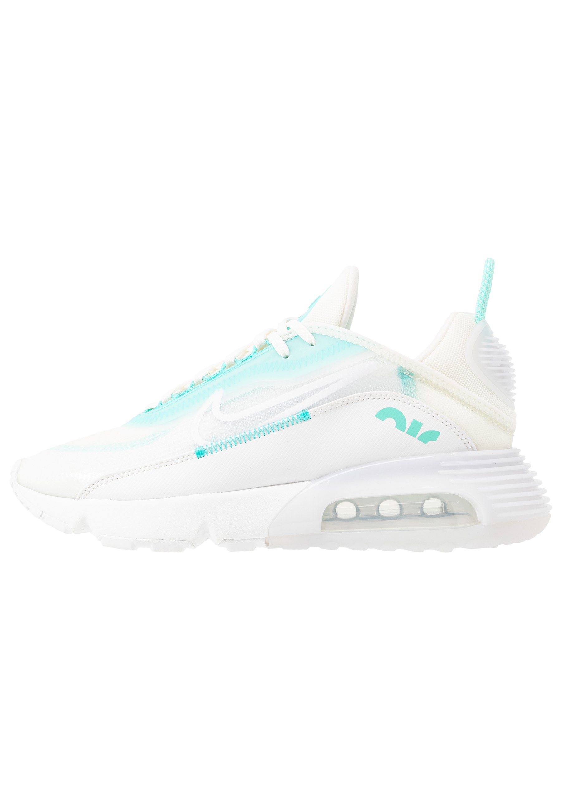 Nike Sportswear AIR MAX 2090 - Baskets basses - sail/black/green/summit  white/noir - ZALANDO.FR