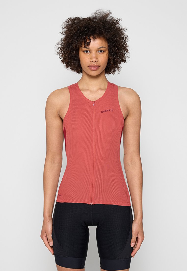 Craft Wielershirt donkerrood