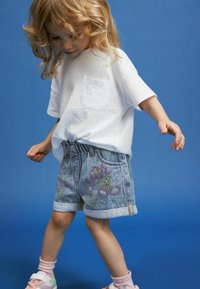 Next EMBROIDERED - Lühikesed teksad - denim