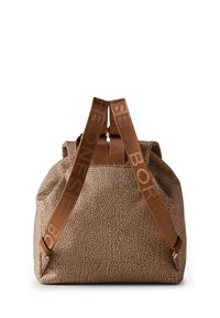 Borbonese FOLD MEDIUM - Backpack - beige marrone