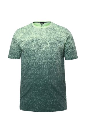 JP1880, FITNESS T-SHIRT, FLEXNAMIC®, ALL-OVER PRINT, SHORT SLEEVE, QUICKDRY, UP TO 7XL - T-shirt con stampa - bright green