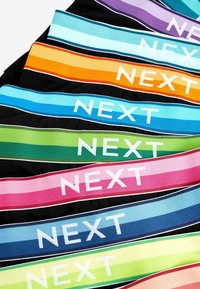 Next A FRONTS 10 PACK - Úzke boxerky - black bright colour waistband