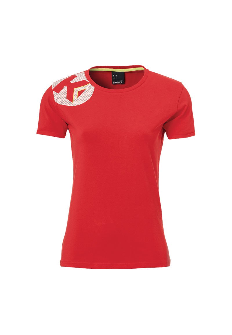 kempa T-shirt print rood kempa T-shirt print rood