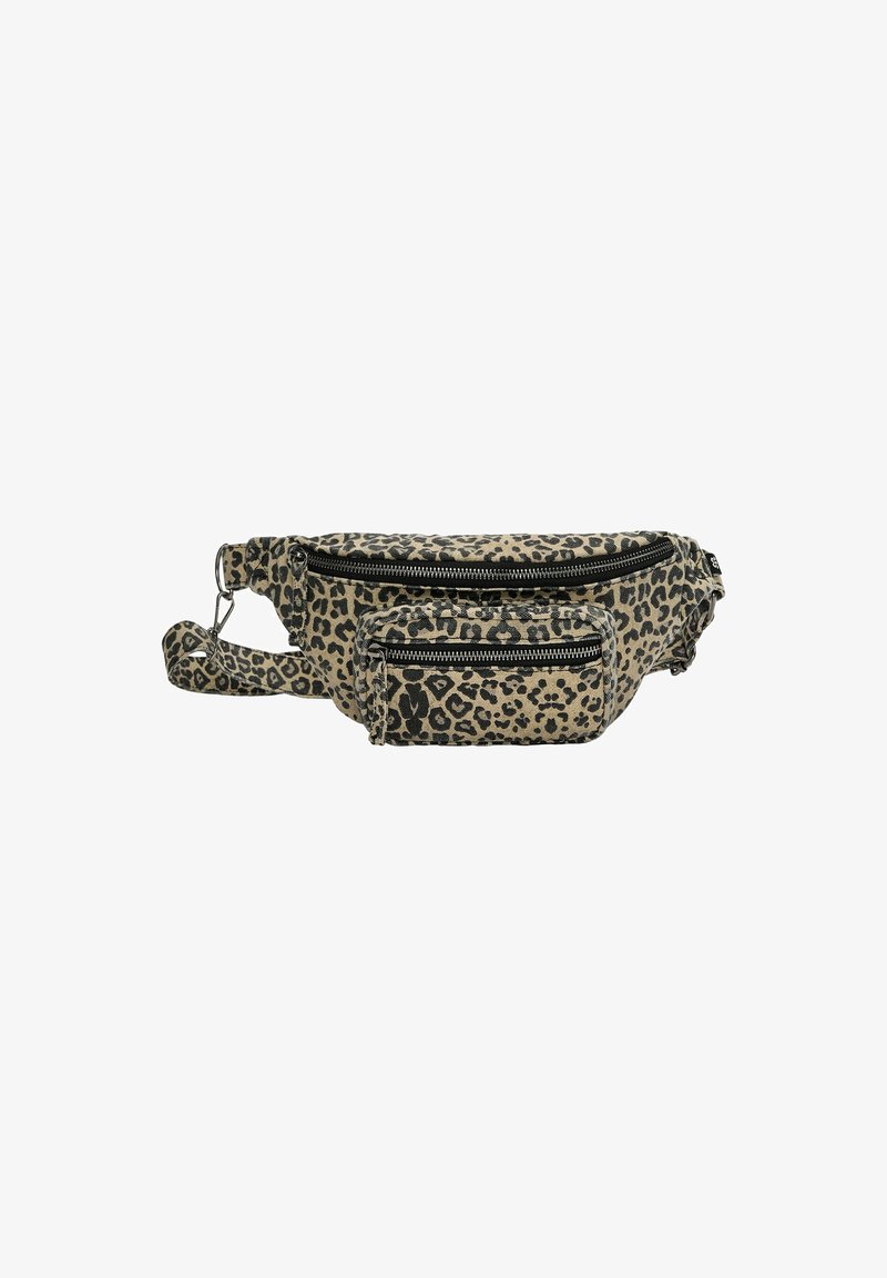 PULL&BEAR Bältesväska - mottled dark brown