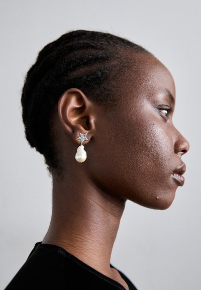 Tory Burch STAR DROP EARRING - Korvakorut - silver-coloured