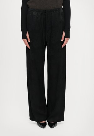 PANTS - Trousers - black