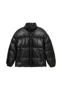 PUFFER - Giacca in similpelle - black
