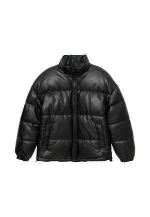 PUFFER - Giacca in similpelle - black