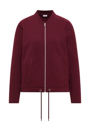 Cecil, SWEATSHIRT-STYLE JACKET WITH DRAWSTRING - Blouson Bomber - red wine